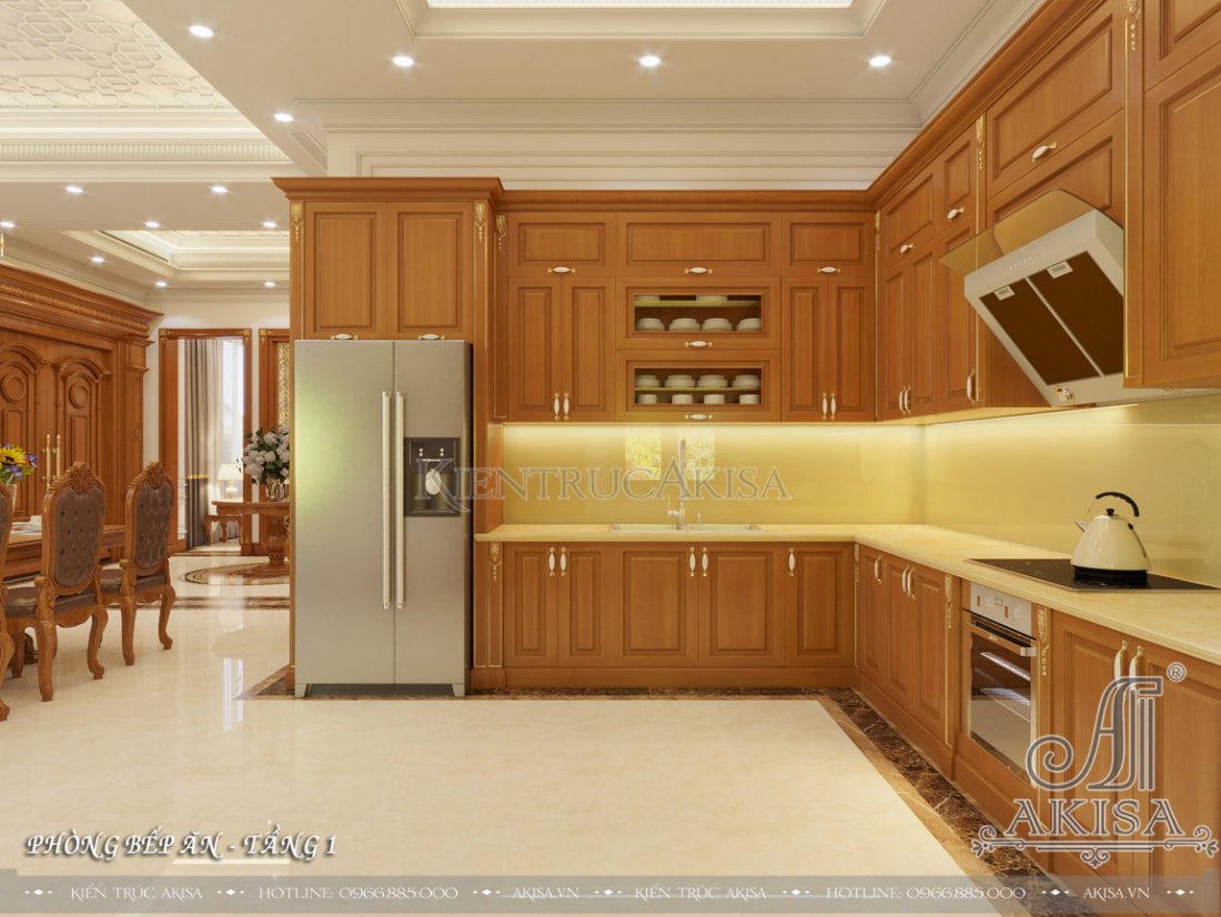 The direction of the kitchen is suitable for the age of Dinh Hoi 