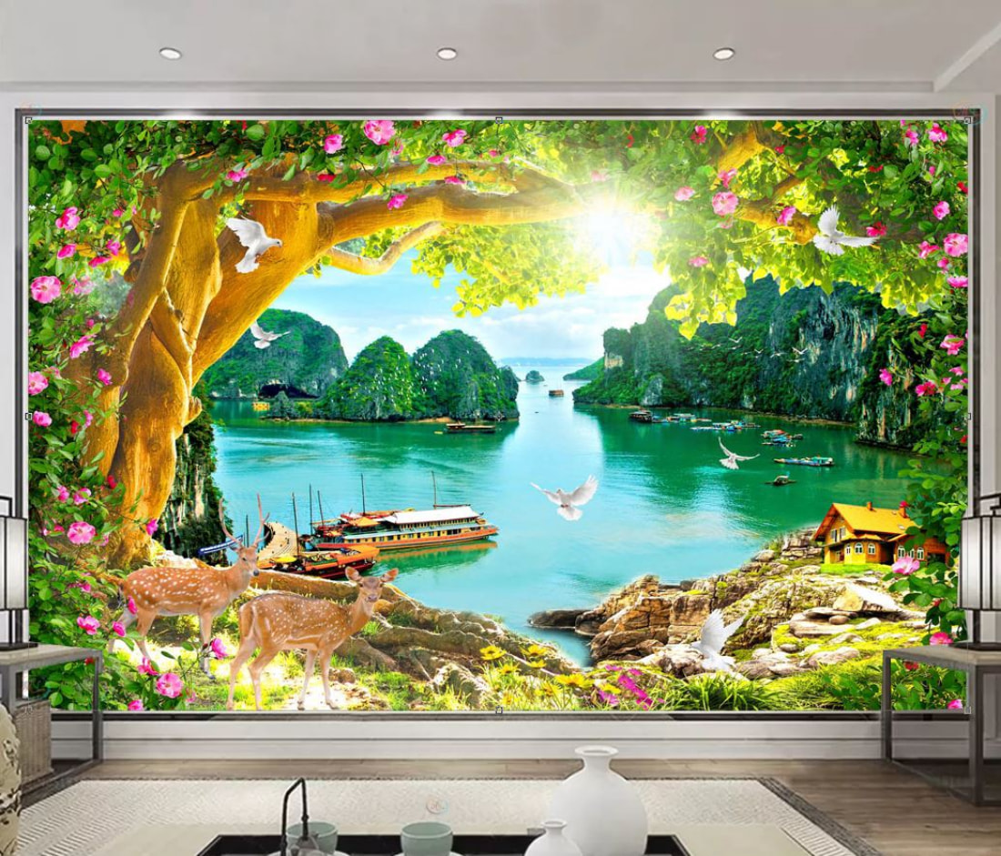 Choose Wood element feng shui paintings for Dinh Dau homeowners