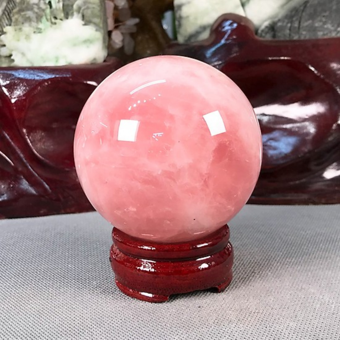 Rose quartz stone