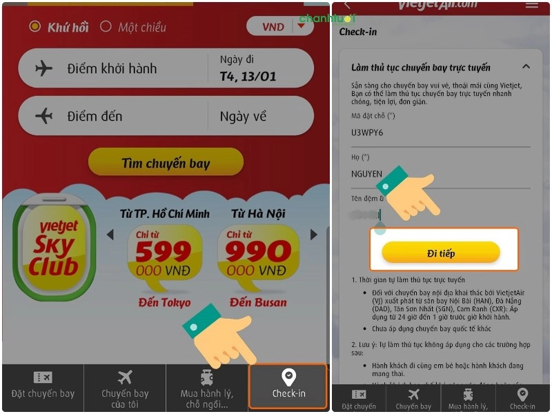 -cách-làm thủ tục trực tuyến-vietjet-dien-thoai-1