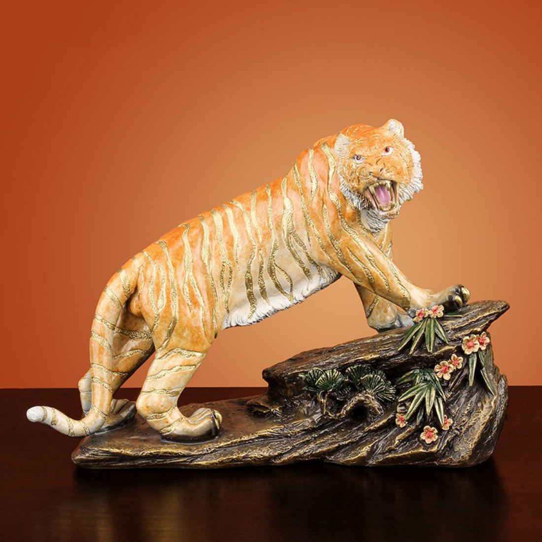 The tiger mascot statue helps neutralize evil spirits caused by bad directions