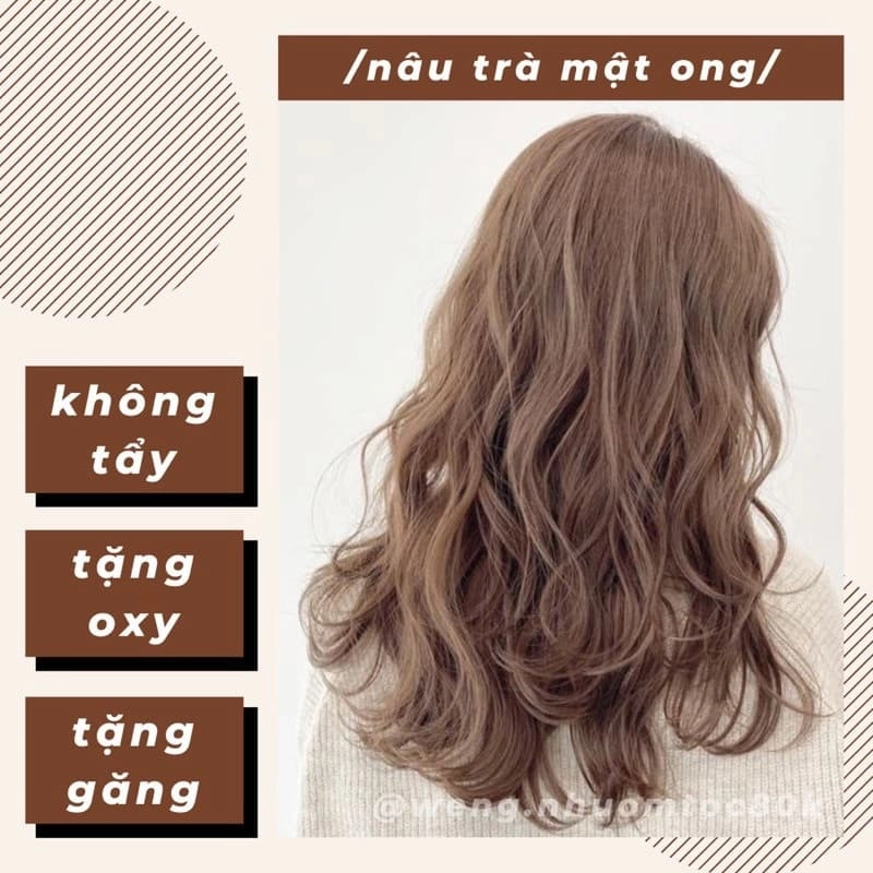 trà sữa mật ong nâu