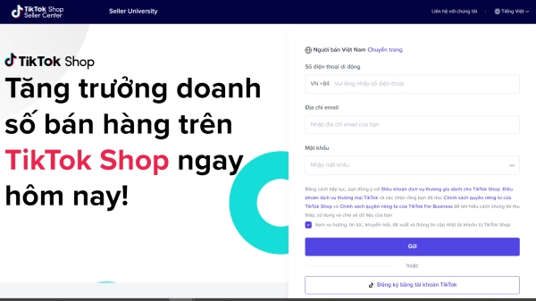 cách tạo giờ bán hàng trên tiktok shop -1