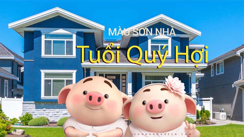 Theo ngũ hành, tuổi Quý Hợi hợp với những gam màu xanh, đen, trắng, xám