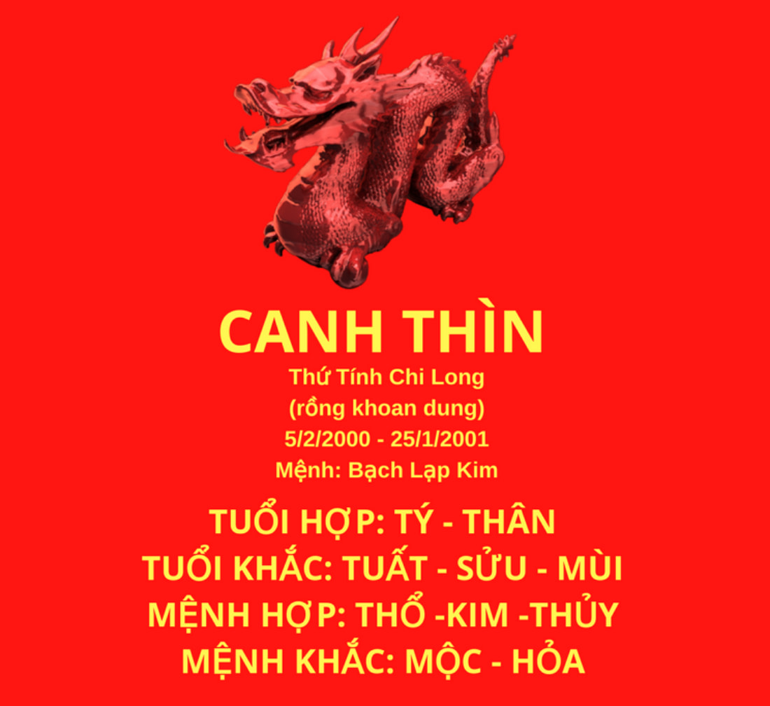 Overview of the horoscope for the age of Canh Thin